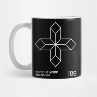 Personal Jesus / Minimalist Graphic Design Artwork Mug